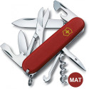 Складной нож Victorinox CLIMBER MAT красный матовый лак с желт.лого 1.3703.M0008p