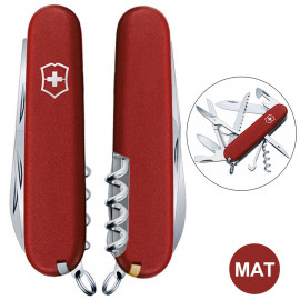 Складаний ніж Victorinox HUNTSMAN MAT червоний матовий лак 1.3713.M0007p