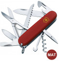 Складной нож Victorinox HUNTSMAN MAT красный матовый лак с желт.лого 1.3713.M0008p