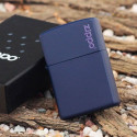 Запальничка Zippo Classic w/Zippo Logo Navy Matte Zp239zl