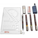 Подарочный набор Rotring Isograph College-Set (0,2/0,3/0,5)+PCL/0,5+аксес. S0699370