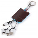 Брелок з USB/micro-USB/lightning Piquadro Blue Square (B2) Cognac AC4236B2_MO