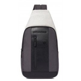 Монорюкзак Piquadro Brief 2 Special (BR2S) Grey-Black CA4536BR2S_GRN