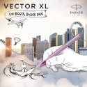 Ручка перова Parker VECTOR XL Metallic Lilac CT FP M 06 412