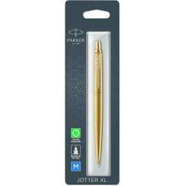 Ручка кулькова Parker JOTTER XL Monochrome Gold GT BP блістер 12 536