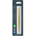 Ручка кулькова Parker JOTTER XL Monochrome Gold GT BP блістер 12 536
