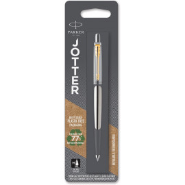 Ручка гелева Parker JOTTER Stainless Steel GT GEL блістер 16 066