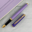 Ручка перова Waterman HEMISPHERE Colour Blocking Purple GT FP F 12 580