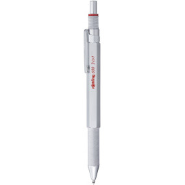 Мульти-ручка Rotring Drawing ROTRING 600 Multipen Silver BP+BP+PCL R2164109