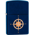 Запальничка Zippo 239 PF19 Compass Design Navy Matte 29918