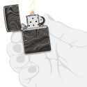 Запальничка Zippo Classic Marble Pattern Design High Polish Black 49812