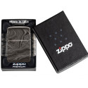 Запальничка Zippo Classic Marble Pattern Design High Polish Black 49812