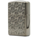 Запальничка Zippo Armor Geometric Weave Design High Polish Black Ice 49173