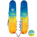 Складной нож Victorinox SPARTAN UKRAINE Желто-синий рисунок 1.3603.7.T3100p