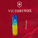 Складной нож Victorinox CLIMBER UKRAINE Желто-синий рисунок 1.3703.7.T3100p