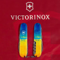 Складной нож Victorinox CLIMBER UKRAINE Желто-синий рисунок 1.3703.7.T3100p