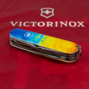 Складной нож Victorinox HUNTSMAN UKRAINE Желто-синий рисунок 1.3713.7.T3100p