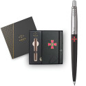 Набір Parker JOTTER ARMY Black CT BP Емблема ЗСУ (кулькова ручка + блокнот Parker)