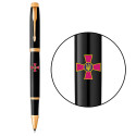 Набір Parker IM ARMY Black GT RB Емблема ЗСУ (ручка-ролер + блокнот Parker)