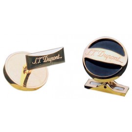 Запонки ST Dupont Script чорн.лак GP 5791 Du5791