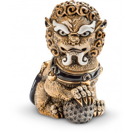 Фигурка/статуэтка De Rosa Families Лев Фу Коричневый Dr249c-f-44