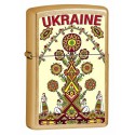 Запальничка Zippo Classics Ukraine Tree Gold Dust Zp207gut