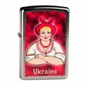 Зажигалка Zippo Classic Ukraine Love Street Chrome Zp207ul