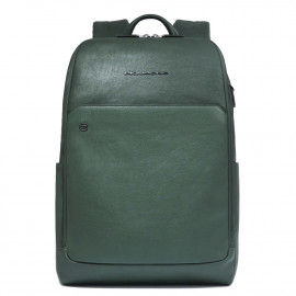 Рюкзак для ноутбука Piquadro Black Square (B3) Green-Green CA6503B3_VEVE