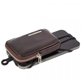 Держатель для смартфона с сумочкой Piquadro Blue Square (B2) Cognac AC5622B2R_MO