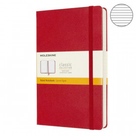 Записник Moleskine Classic Expanded середній / Лінійка Червоний QP060EXPF2