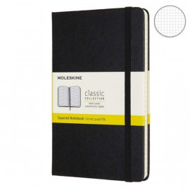 Записник Moleskine Classic медіум / Клітинка Чорний QP051
