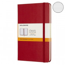 Записник Moleskine Classic медіум / Лінійка Червоний QP050F2