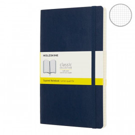 Записник Moleskine Classic середній / Клітинка Сапфір М’який QP617B20