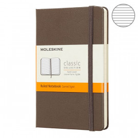 Записник Moleskine Classic середній / Лінійка Коричневий QP060P14