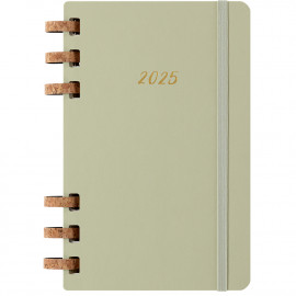 Щотижневик Moleskine 2025 Spiral середній / Ківі DHSPK5212MWH3Y25