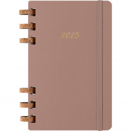 Щотижневик Moleskine 2025 Spiral середній / Мигдальний DHSPP2912MWH3Y25