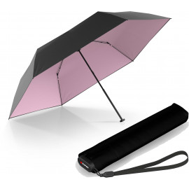 Парасолька Knirps US.050 Ultra Light Slim Manual Black Rose UV Coating Kn95 0050 1009