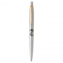Ручка кулькова Parker JOTTER ZODIAC Stainless Steel GT BP Зелена Змія 16032_Z401b