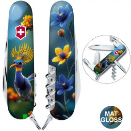 Складаний ніж Victorinox SPARTAN DESIGN Райська синя пташка 1.3603.3.R2090pk
