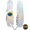 Складной нож Victorinox CAMPER DESIGN Желто-голубая рыбка 1.3613.7.R2020pk