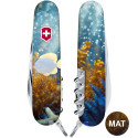 Складной нож Victorinox CAMPER DESIGN Желто-голубая рыбка 1.3613.7.R2020pk