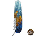 Складной нож Victorinox CAMPER DESIGN Желто-голубая рыбка 1.3613.7.R2020pk