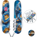 Складной нож Victorinox CLIMBER DESIGN Голубой агат 1.3703.3.R2030pk