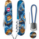 Складной нож Victorinox CLIMBER DESIGN Голубой агат 1.3703.3.R2030pk