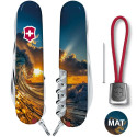 Складаний ніж Victorinox HUNTSMAN DESIGN Сонячна хвиля 1.3713.3.R2080pk