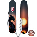 Складной нож Victorinox CLIMBER ZODIAC Дракон в лучах солнца 1.3703.3.Z3270p