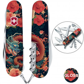 Складаний ніж Victorinox HUNTSMAN ZODIAC Китайський дракон 1.3713.Z3200p