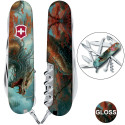 Складной нож Victorinox HUNTSMAN ZODIAC Боевой дракон 1.3713.7.Z3230p