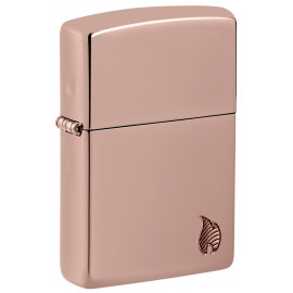 Запальничка Zippo Armor High Polish Rose Gold Flame Design