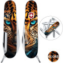 Складной нож Victorinox HIKER ANIMAL Леопард 1.4613.3.F1080pw